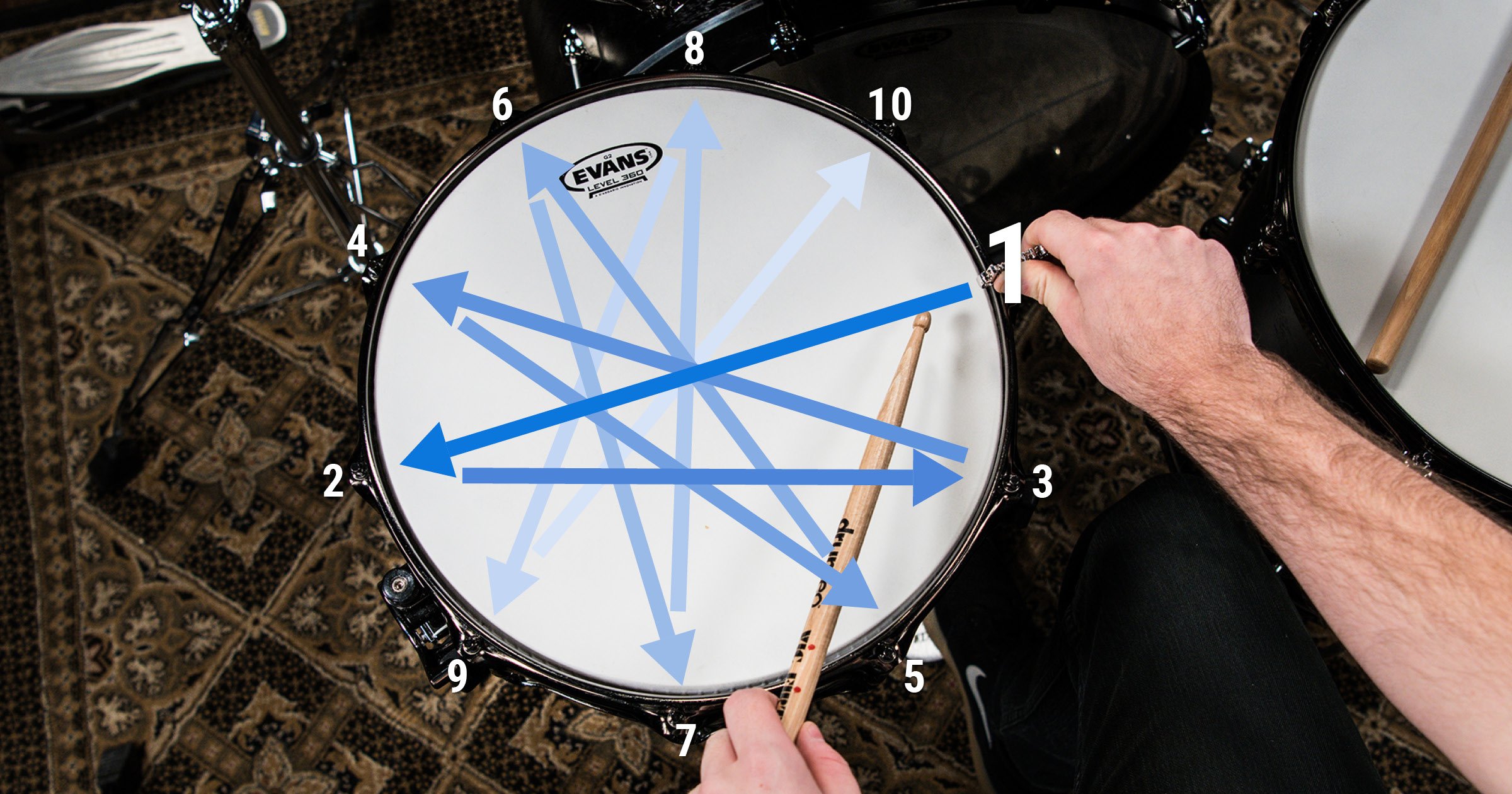 how to tune a snare drum