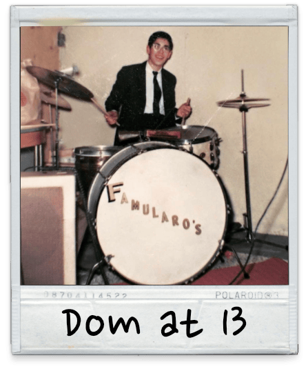 dom at 13 polaroid