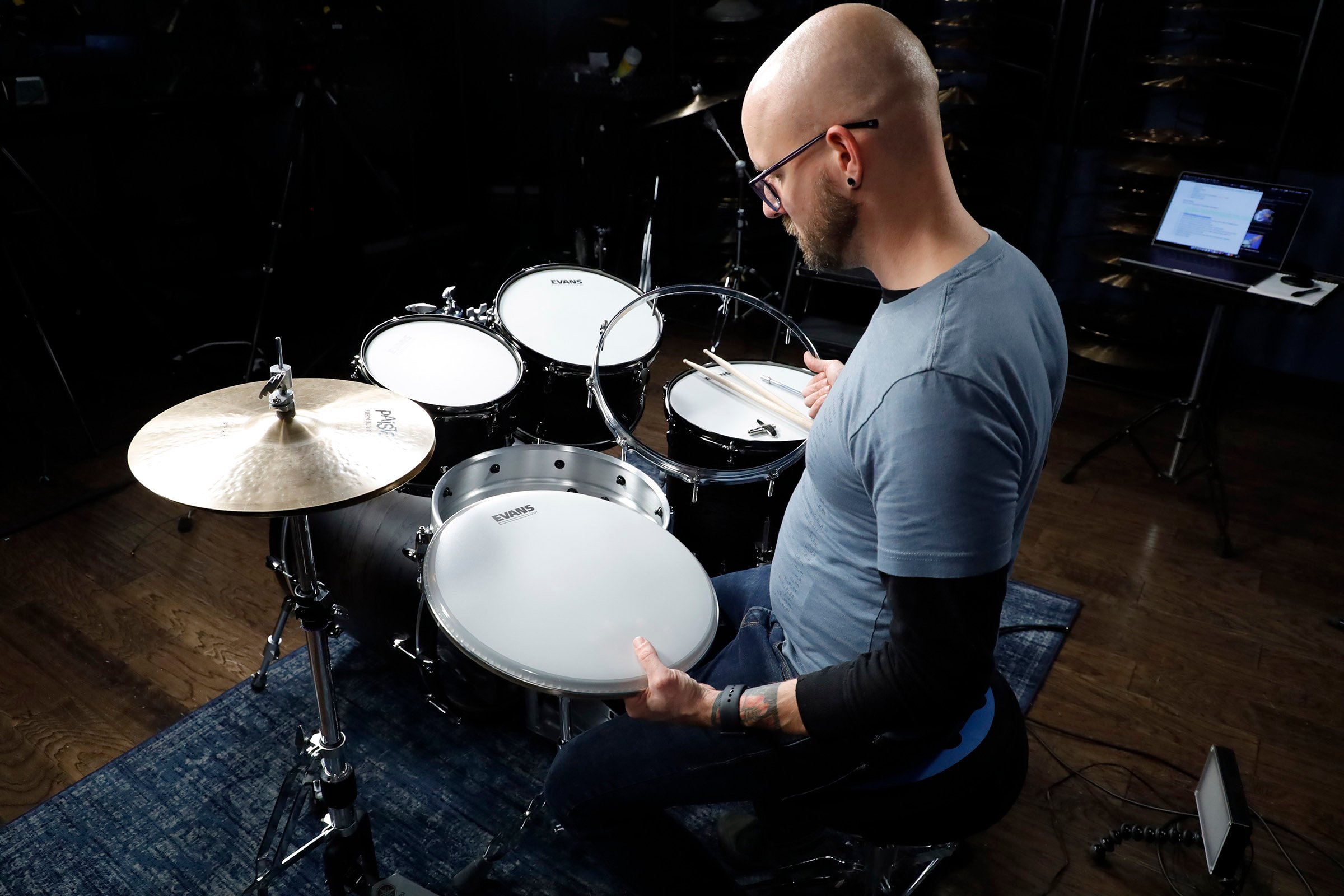Drum store head replacement