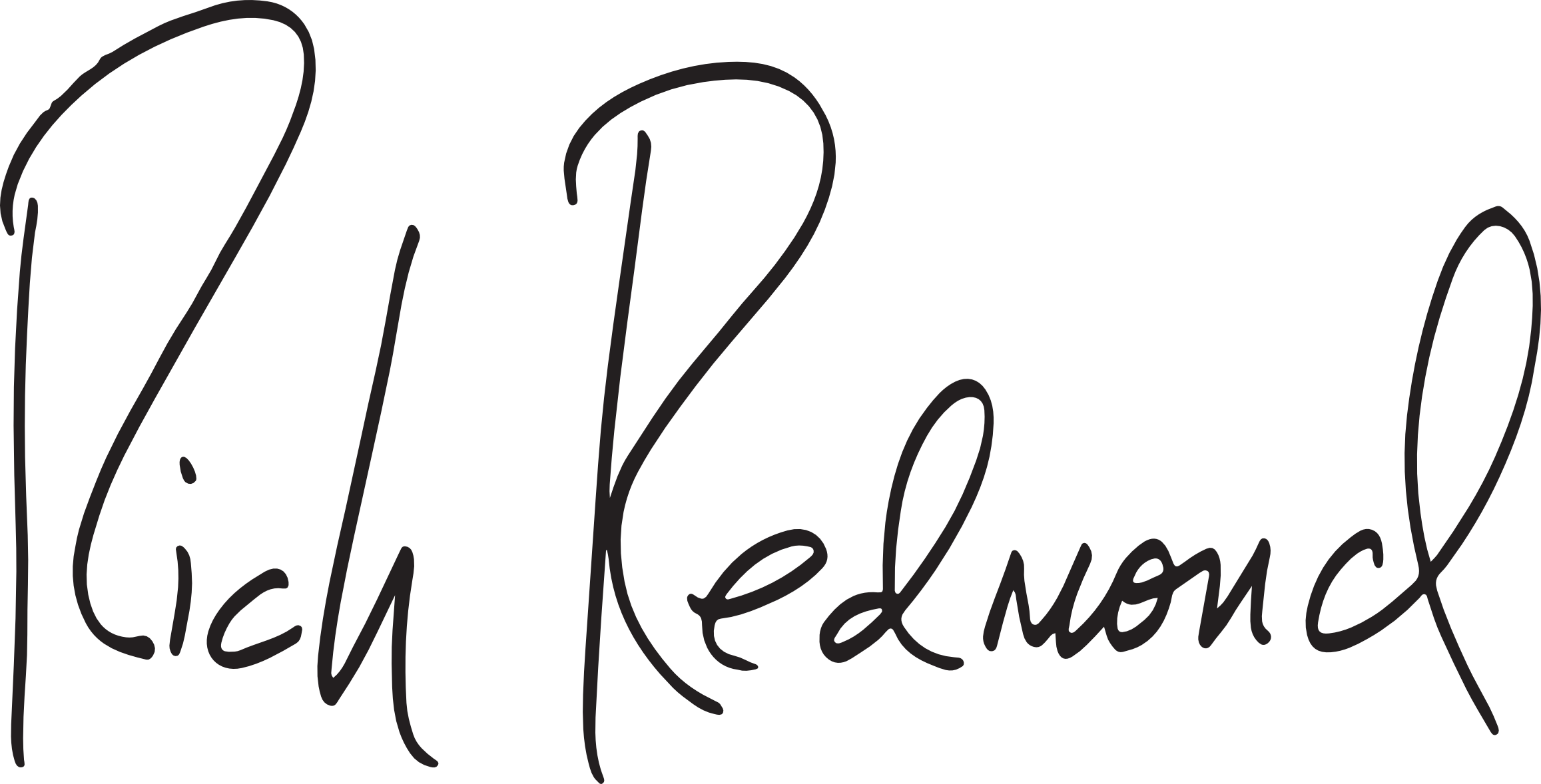 rich redmond signature