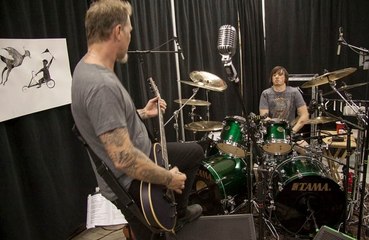 jam in Moscow with James Hetfield 2010
