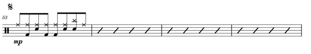 How To Read Drum Music (For Beginners) 38 the sign