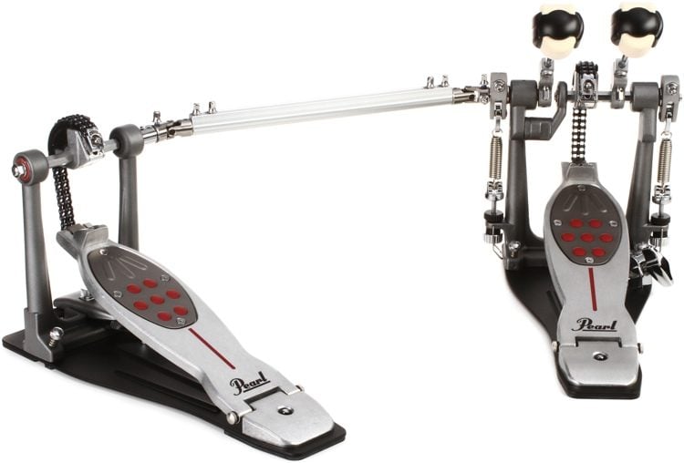 pearl eliminator redline chain drive double bass drum pedal