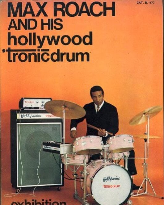 tronicdrum electronic drums vintage max roach