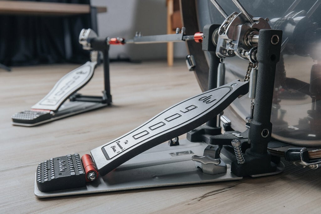 higher footboard angle double pedal