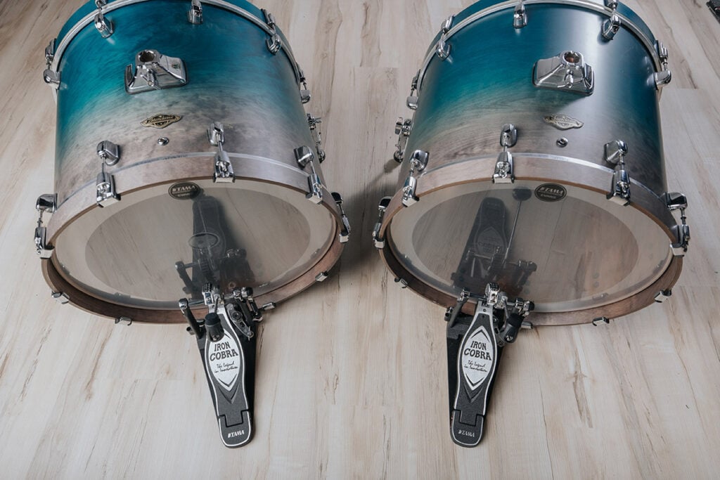 double bass drum setup