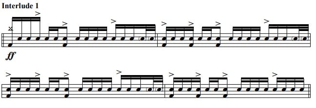 little drummer boy for king and country drum notation