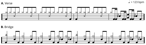 lithium drum notation nirvana