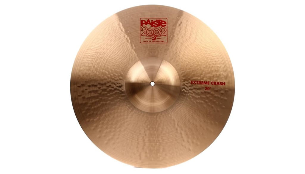 paiste 20 2002 extreme crash