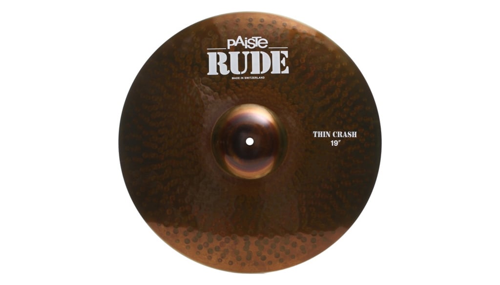 paiste 19 rude thin crash