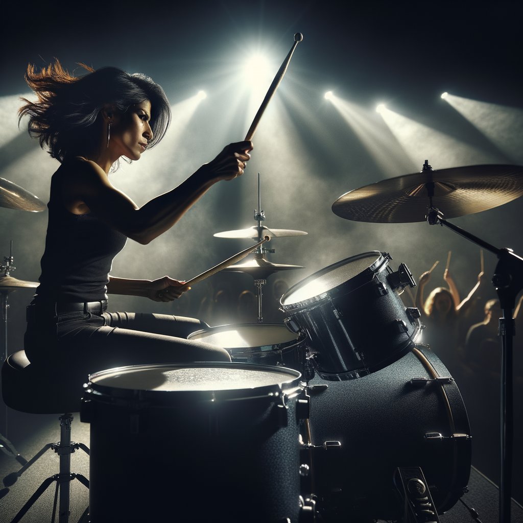 Drummers doing drum solos.