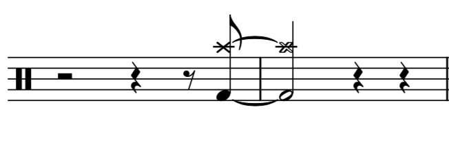 How To Read Drum Music (For Beginners) 12 tied notes 2