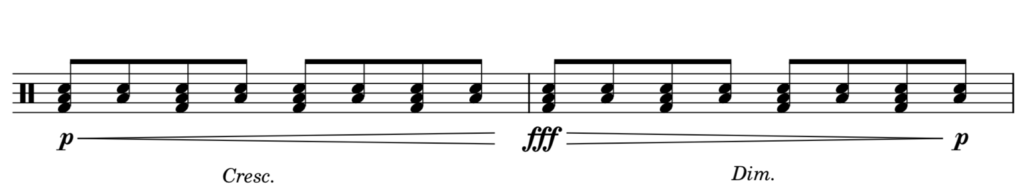 How To Read Drum Music (For Beginners) 31 decrescendo