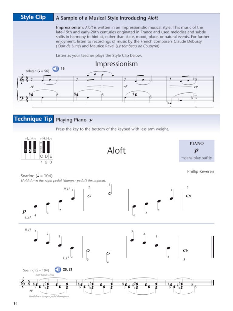 Sample page of Hal Leonard book.