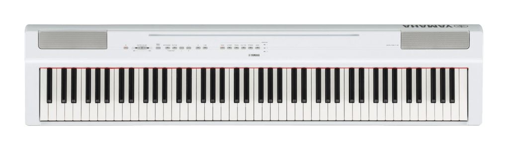 White piano keyboard.