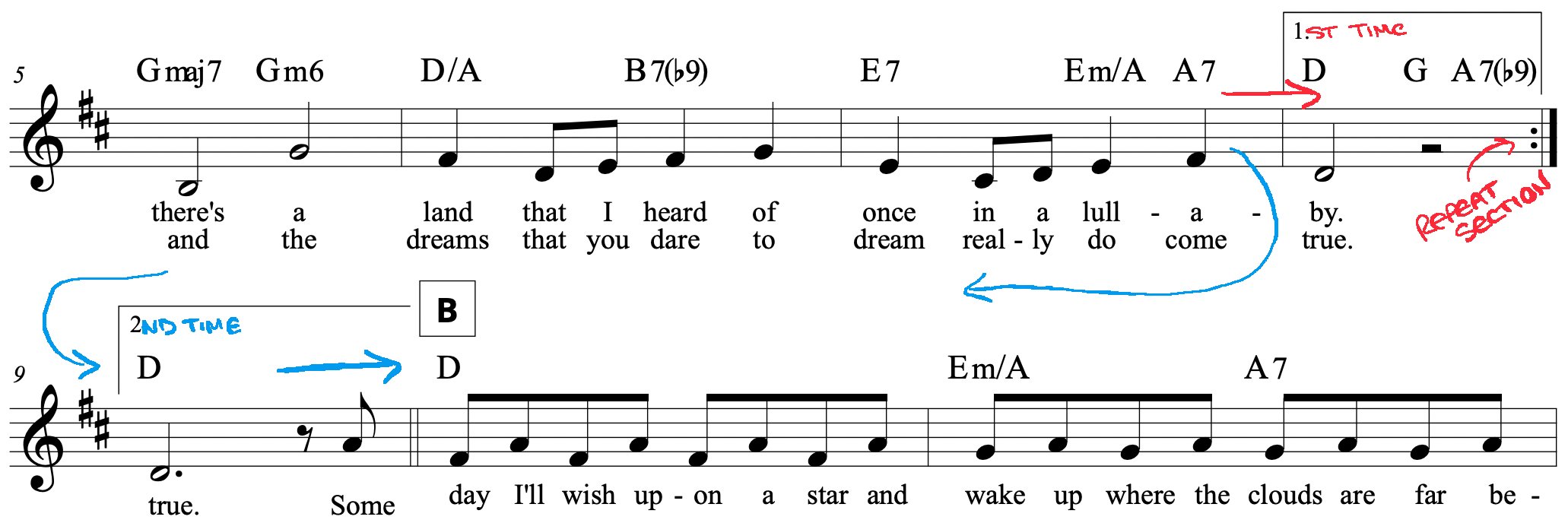 Somewhere Over The Rainbow on Virtual Piano - #INTERMEDIATE 