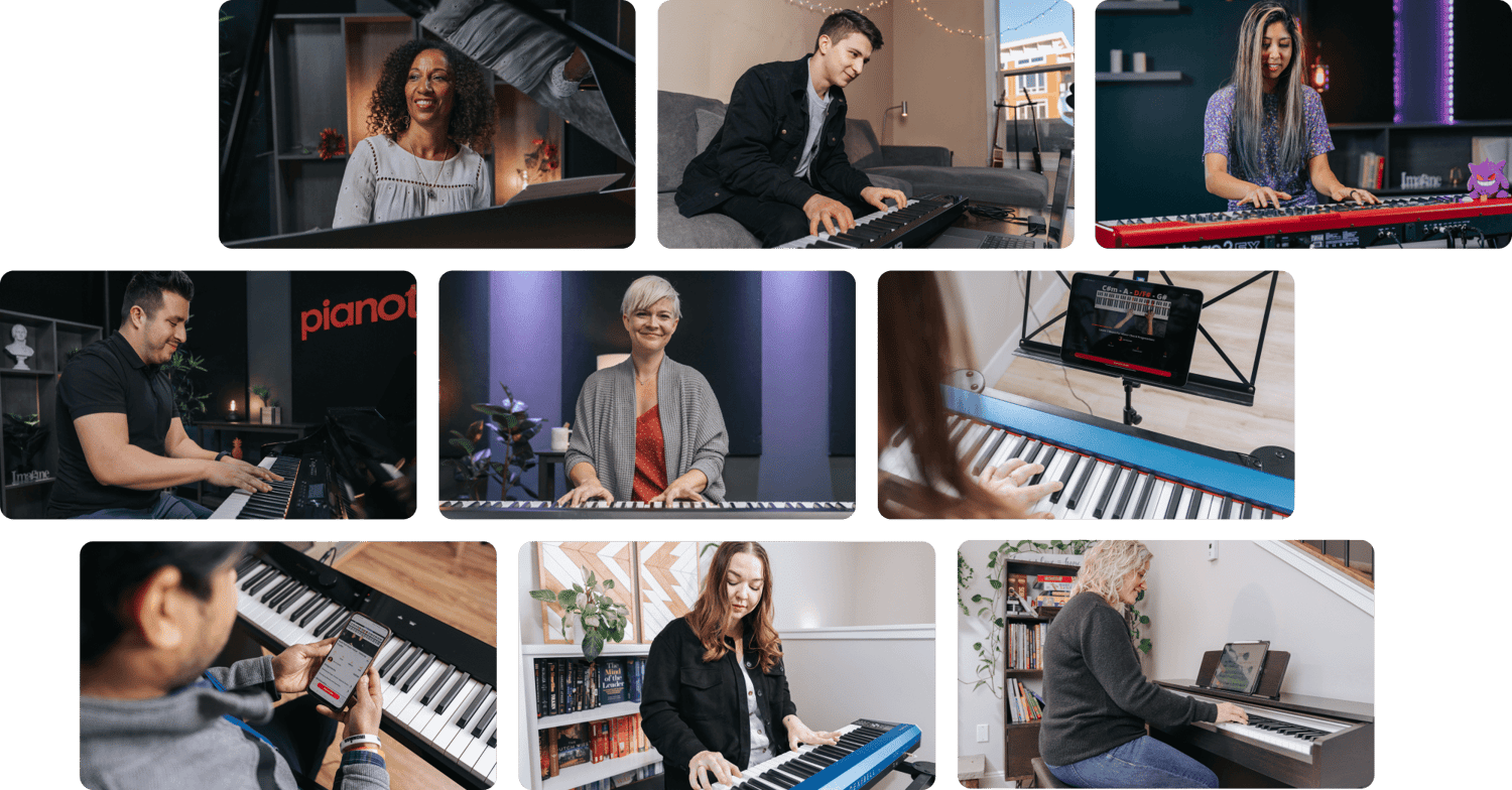 pianote collage image
