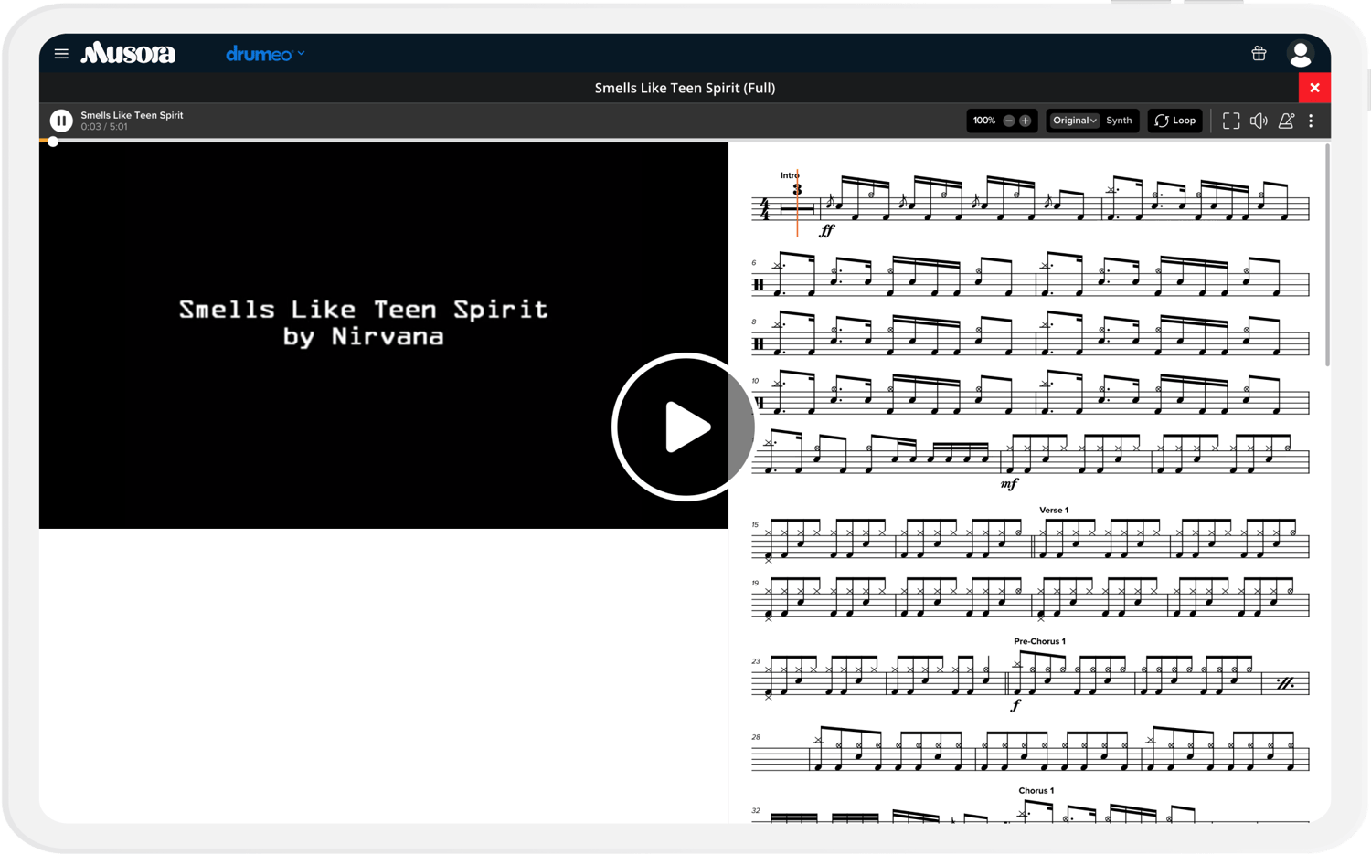 drumeo player