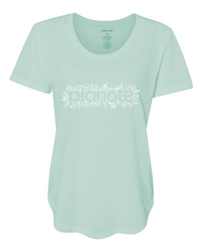 Women's Mint Floral T-Shirt thumbnail