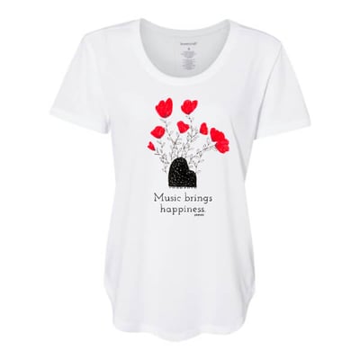 Pianote Floral Shirt White thumbnail