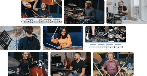 drumeo collage image