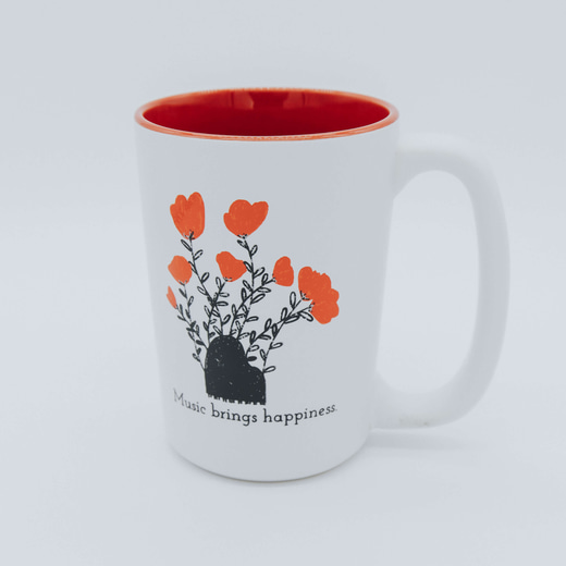 Music Brings Happiness Mug thumbnail