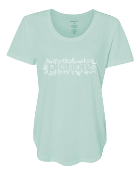 Women's Mint Floral T-Shirt thumbnail