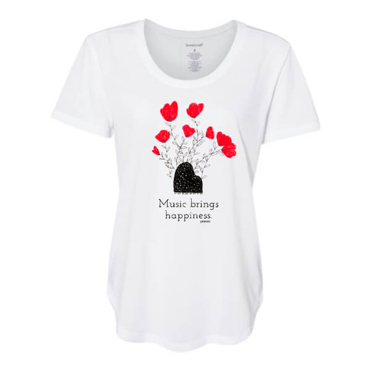 Pianote Floral Shirt White thumbnail